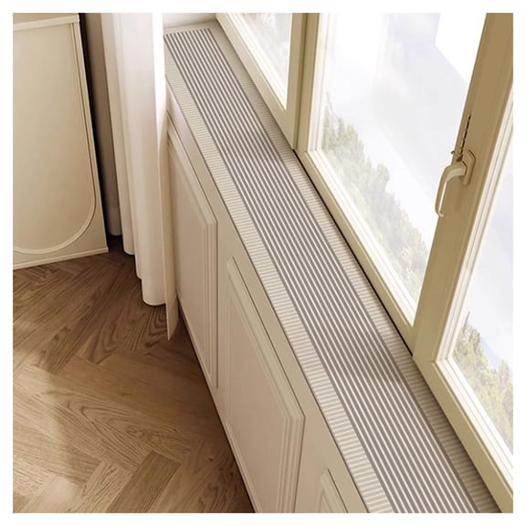 Water Absorbent Window Sill Protector Mat, Narrow Window Ledge Cuttable, Waterproof Non-Slip Bay Window Cover Pads for Hallway Bedroom Home