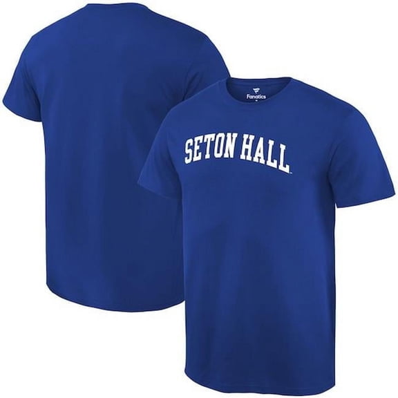 W Republic Apparel 527-147-B02-02 Seton Hall University Athletic Tee, Royal - Medium