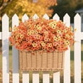 thumbnail image 4 of Paquete de 24 Flores Artificiales de Otoño para Decoración de Exteriores, Eucalipto, Lavanda y Plantas Artificiales de Otoño., 4 of 5