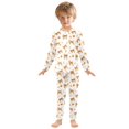 thumbnail image 7 of Pajama Bow Leaves Cute Comfortable Cotton Two-piece Pajama Set, 7 of 7
