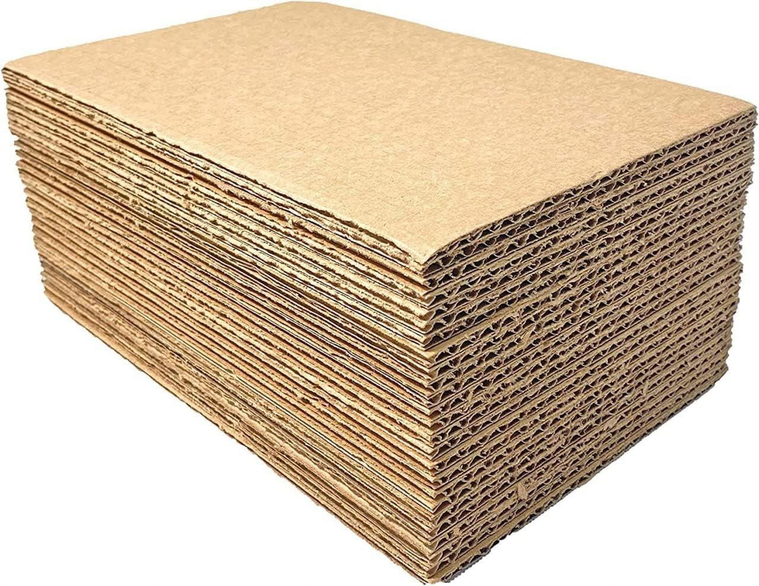 50 12x12 Cardboard Corrugated Pads Inserts Filler Sheet 12 x 12