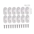 thumbnail image 4 of HINTRMENT 30 Pcs Assiette de Réparation en Acier Inoxydable pour Projets de Meubles, 4 of 4