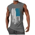 4th of July Independence Day Men's Crop Tank Top Summer Fashion