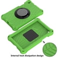 thumbnail image 5 of Dteck Kids Case for Samsung Galaxy Tab A 8.0 inch 2019 SM-T290/T295, Heavy Silicone Shockproof Case Kids Friendly Cover with Shoulder Strap/Handle Stand, Green, 5 of 7