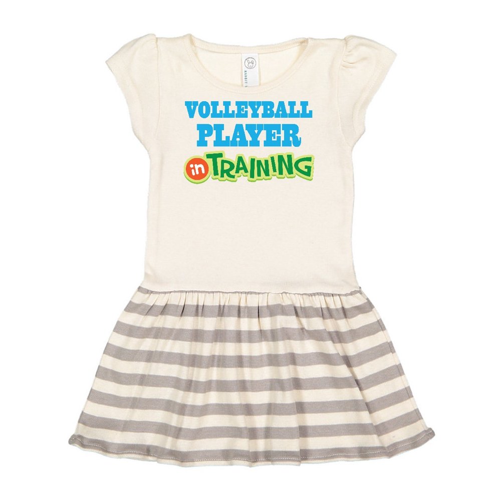 INKtastic Volleyball Player kids Toddler Dress