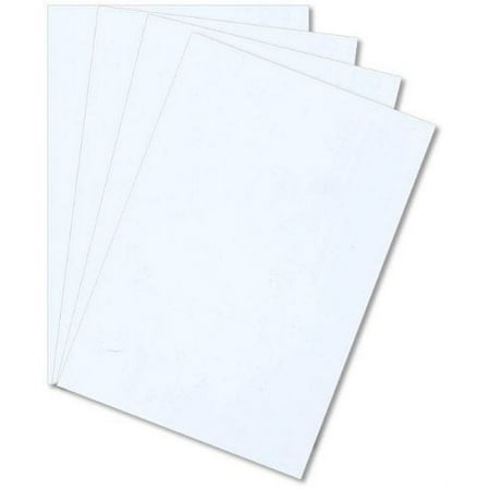 White Polystyrene 8"" X 12"" X 1/8"" Plastic Sheet Styrene Pack of 8