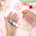 thumbnail image 5 of 6 Pieces Felt Ball Car Diffuser Plant Essential Oil Car Tassel Hanging Bead Incense Diffuser Colorful Charming Vent Clip Car Interior Decorations (Vivid Colors), 5 of 5