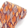 thumbnail image 2 of Lavender-Orange Boho Fall Leaves Bullet Fabric 1 yard, 2 of 3