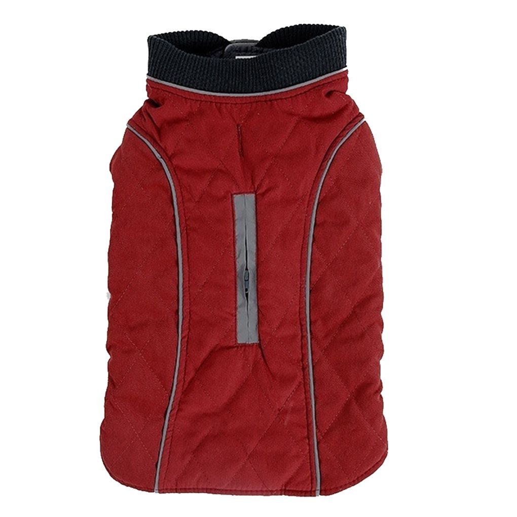 ELENXS Autumn Winter Pet Jacket Vintage Style Pet Clothes Outdoor Warm