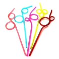 thumbnail image 1 of 10 Packs Of Creative Plastic Curved Straws, Random Delivery Of Color And Style, 1 of 5
