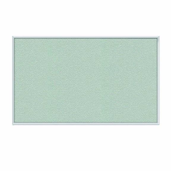 Ghent's Vinyl 3' x 4' Bulletin Board with Aluminum Frame in Silver