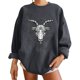 thumbnail image 1 of Moda mujer casual manga larga impresa damas sudaderas tops blusa Fridja fksj1637, 1 of 5