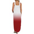 thumbnail image 4 of Robe d'Été Décontractée pour Femmes Robe Longue Imprimée Décontractée d'Été Robe de Plage Sans Manches Col en V Robes de Club pour Femmes 2023 en Liquidation, 4 of 6