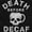 Black, variant on Death Before Decaf Caffeine Addict Long Sleeve TShirt Men Women Brisco Brands M