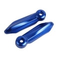 thumbnail image 1 of 2 protectores de manos para manillar de motocicleta, fáciles de instalar, deslizadores de protección de aluminio Azul, 1 of 9