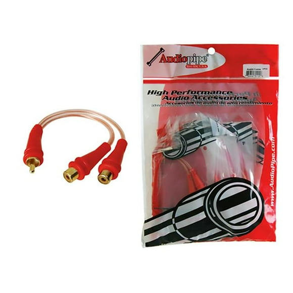 Nippon 1M-2F Audiopipe RCA Splitter&44; Sac de 10