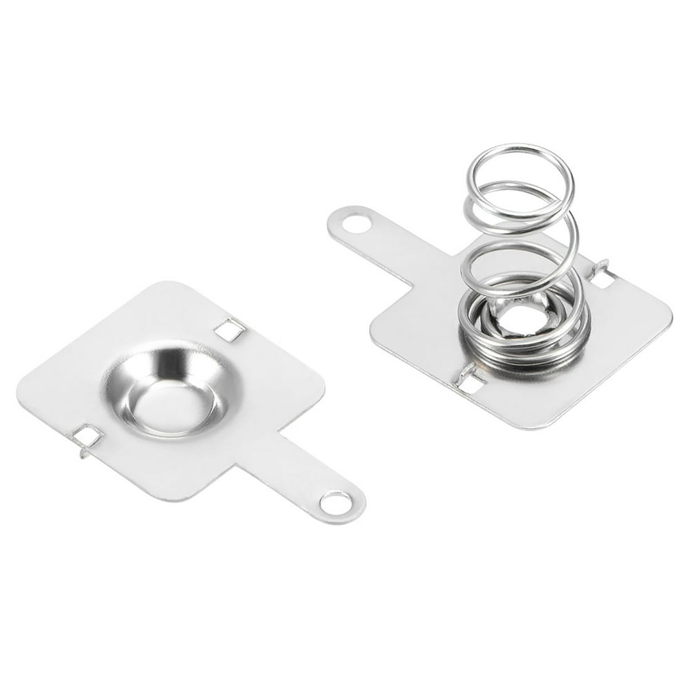 50 Pairs AA Battery Positive Negative Conversion Spring Plate 12x12x0