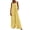 Yellow, variant on Abcnature Women's Loose Sleeveless Jumpsuits Adjustable Spaghetti Strap Stretchy Long Pant Romper with Pockets, Solid Button Suspender Jumpsuits Wide Pocket Leg Pant Recommend Weight 99 to 110lb
