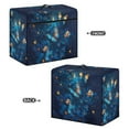 thumbnail image 2 of ZIATUBLE Butterfly Sewing Machine Dust Cover Floral Soft Sewing Machine Protector Cover Reusable Sewing Machine Protect Cover with Storage Pocket for Home Indoor Decoration, 2 of 7