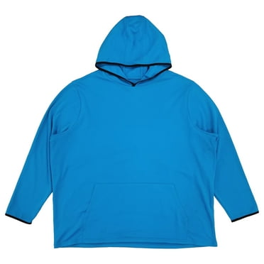 Xersion Mens Big & Tall Blue Quick-Dri Fleece Hoodie Activewear Sweatshirt 3XL