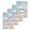 Pink Blue, variant on Easter Kitchen Dish Towels for Drying Dishes Set of 2, Spring Bunny Feet Eggs Floral Herb Wooden Plank Waffle Weave Microfiber Hand Tea Bathroom Towels Quick Dry & Absorbent Towel 12x12