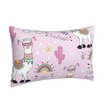thumbnail image 2 of Balery No Drama Llama Bedding Queen Pillow Cases - Envelope Closure - Soft Brushed Microfiber Fabric - Shrinkage and Fade Resistant Pillow Cases-14"x20", 2 of 9
