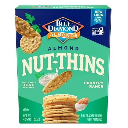 Blue Diamond Almond Nut-Thins Country Ranch - Case of 12/4.25 oz