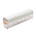 thumbnail image 1 of Binwennn Detachable Compartmentalized Storage Wall Mounted Organizer For Underwear And Socks Non Perforated Mini Sliding Storage Bag Storage Foldable Clothes Container Sweater Container Storage Cloths, 1 of 7