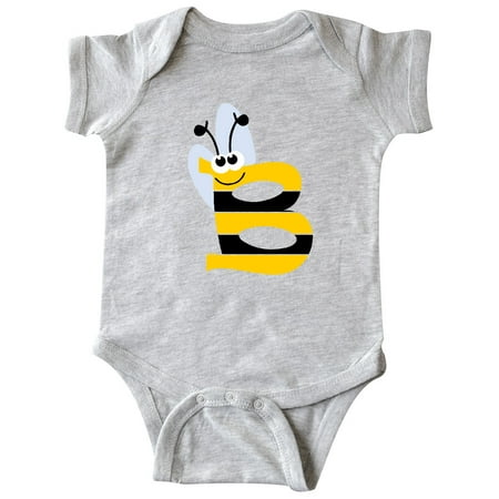 

Inktastic Cute Bee Initial B Gift Baby Boy or Baby Girl Bodysuit