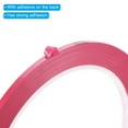 thumbnail image 4 of Uxcell 5/64" x 72 Yards Whiteboard Tape 3 Pack PET Dry Erase Tape Pink, 4 of 6