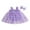 Purple, variant on Bagilaanoe Newborn Baby Girl Rompers Dress 3D Butterfly Sleeveless Bodysuit + Headband 3M 6M 12M 18M 24M Infant Tulle One Piece Jumpsuit