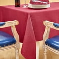 thumbnail image 3 of Rectangle Table Cloth Linen Farmhouse Tablecloth Waterproof Anti-Shrink Soft and Wrinkle Resistant Decorative Fabric Table Cover for Kitchen (Flaxen, 52" x 70" (4-6 Seats)), 3 of 4