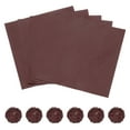thumbnail image 1 of Uxcell 100 Pcs 5 x 5 Inch Square Aluminum Foil Candy Wrappers, Coffee, 1 of 6