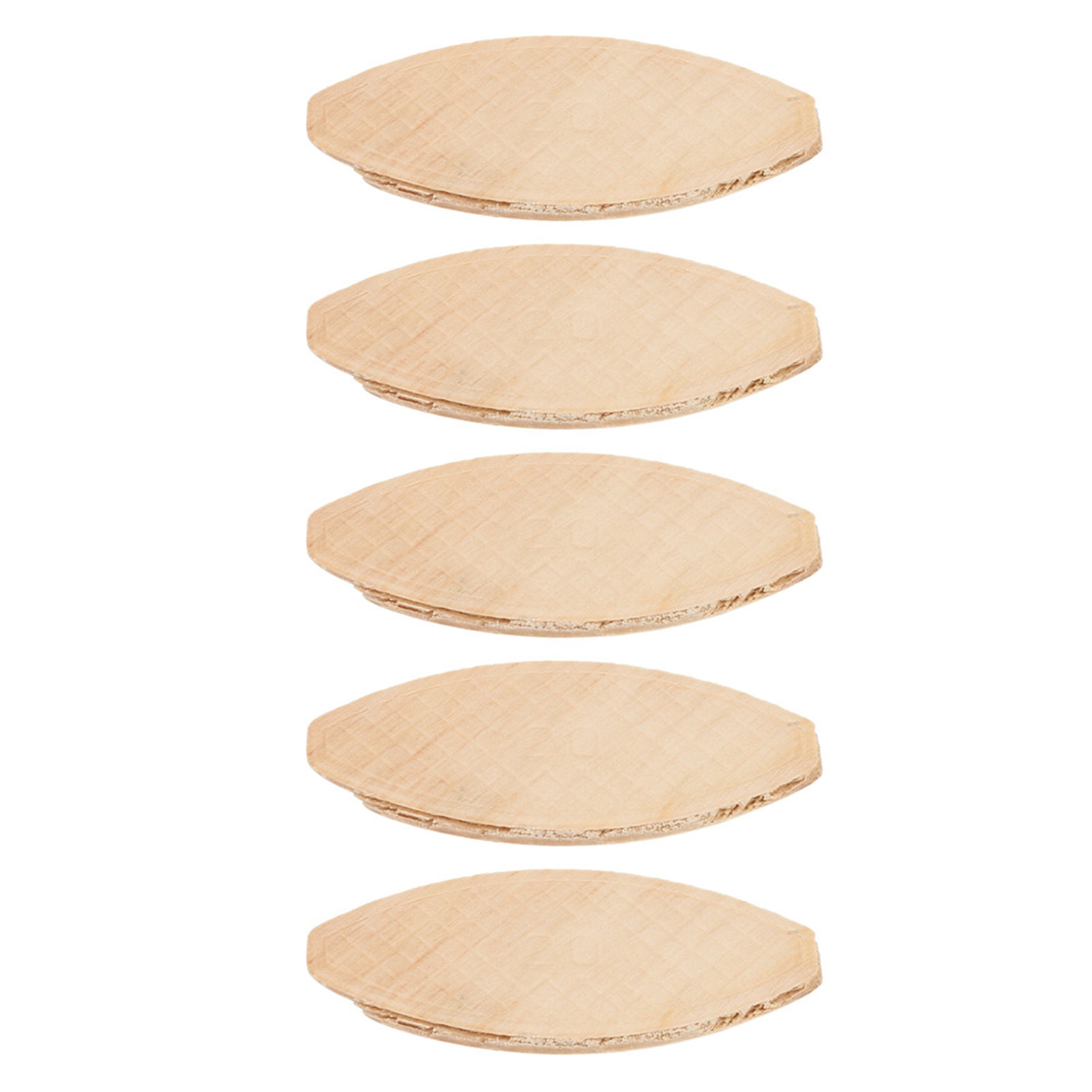 Matedepreso Wood Biscuits Joiner 100 unids/Set Fácil de Instalar Home Craft Supplies Art Durabilidad Fuerza Estabilidad para carpintería Modelo Herramienta Placas de conexión DIY 0# 