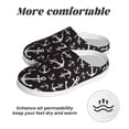 thumbnail image 6 of Picia Anchors for Women's Lamb-hug Comfy Fleece House Slippers Memory Foam, Slip-on House Shoes Indoor Outdoor-40/41, 6 of 7