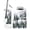 Color 4, variant on Bathroom Accessory Set 6 Piece Serene Evergreen Lake Landscape Art Trash can, Toothbrush Holder, Toothbrush Cup, Soap Dispenser, Soap Dish, Toilet Brush Holder