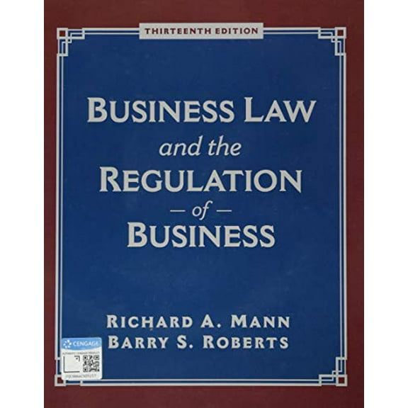 Pre-Owned Business Law and the Regulation of Business, 9780357042625, 035704262X, Hardcover, 13 edition