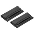 thumbnail image 1 of 2 Piezas de Fundas Suaves para Gafas, Funda de Cuero para Gafas de Sol, Bolsa Portátil para Gafas para Mujeres y Hombres (Negro), 1 of 7