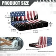 thumbnail image 7 of XYZCANDO USA Flag RV Dinette Cushion Covers Stretchable Couch Cover 2 Cushion Sofa Universal Loveseat Couch Cover 1 Backrest Cover and 1 Bench Cover Red, 7 of 7