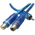 thumbnail image 4 of 2x RCA Phono Y Splitter Lead Adapter Cable 1 Male To 2 Female Car Connector 30cm, 4 of 7