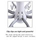 thumbnail image 3 of Foldable Clip and Drip Hanger/Hanging Drying Rack - 16 Clips Socks Drying Rack for Drying Underwear Clothes,Socks,Bras,Towel, 3 of 5