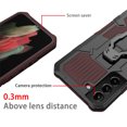 thumbnail image 3 of ELEHOLD Armor Case for Samsung Galaxy S23 6.1",Rugged Hybrid Full Body Protective Case Hidden Kickstand Magnetic Car Mount Anti-Scratch Shockproof Case,Brown, 3 of 8