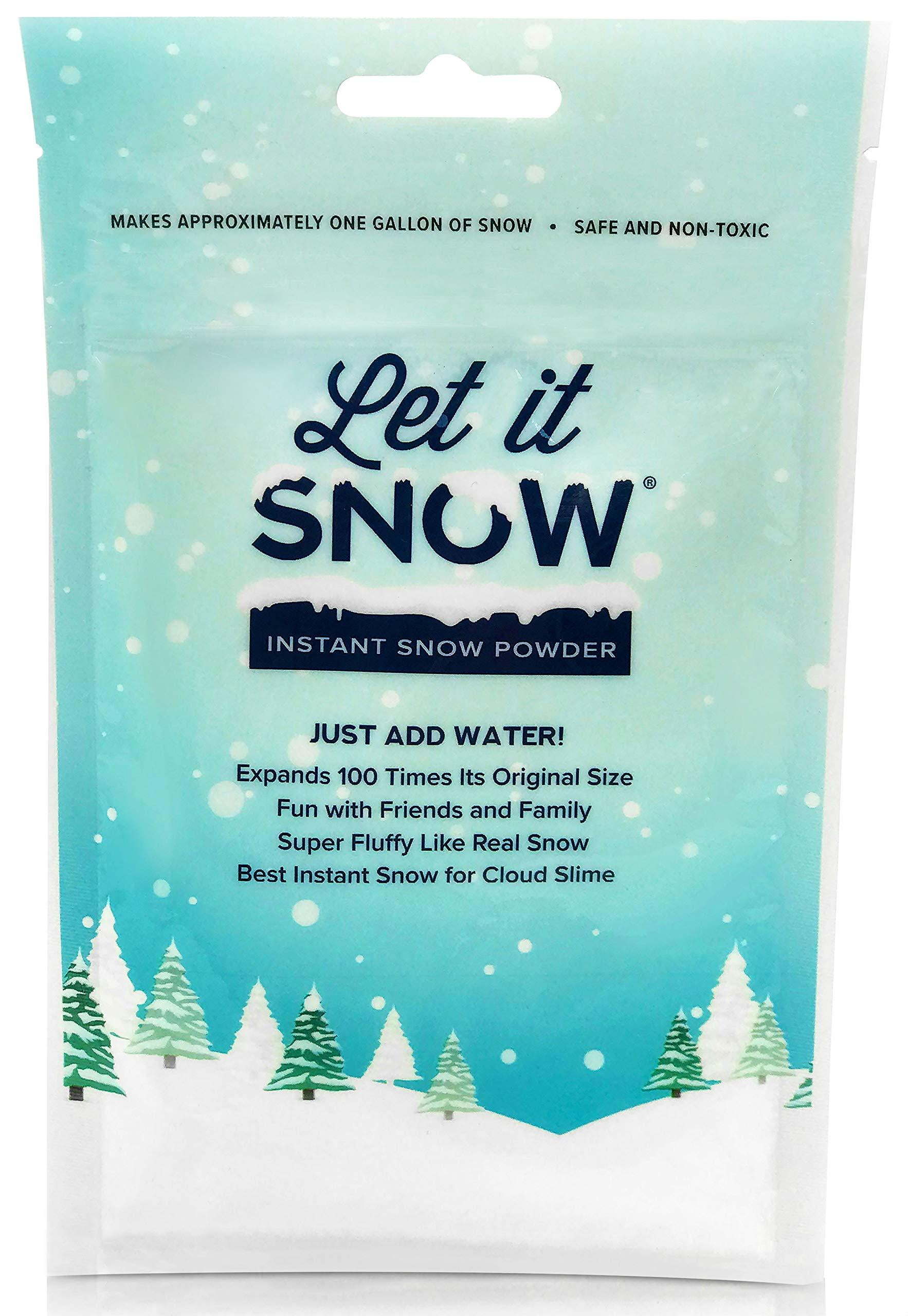 Fake Artificial Fluffy Snow Powder Instant Snow To Go Decor 1 GAL Just Add Water 