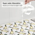 thumbnail image 5 of Yiaed Mallard Ducks Print Highly Absorbent Microfiber Kitchen Counter Mat, Dish Drying Pad for Dishes, Utensils, Pots and Pans, Large 18" x 24", 5 of 7