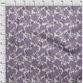 thumbnail image 3 of oneOone Cotton Silk Pastel Purple Fabric Stripe & Floral Artistic Diy Clothing Quilting Fabric Print Fabric By Yard 42 Inch Wide, 3 of 4