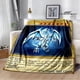 thumbnail image 2 of ¡Anime clásico YU GI OH! Manta estampada para pícnic, cálida, bonita manta para cama, suave y cómoda, manta de viaje para el hogar, 2 of 4