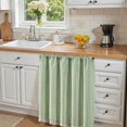 thumbnail image 3 of Cortina Jinchan para Cocina de Lino a Rayas 91x91 cm, 3 of 9