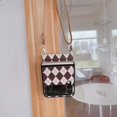 thumbnail image 6 of for Samsung Galaxy Z Flip 4 2022 5G Case,Cute Fashion Rhombic Love Card Package Phone Case with Leather Lanyard Luxury Hard PC Bumper Ultra-Thin Flip Protector for Galaxy Z Flip 4 Women Girls, 6 of 15