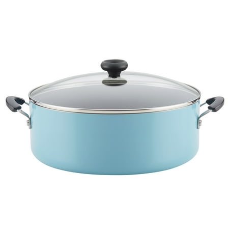 Aqua Pot - Farberware Easy Clean Aluminum Nonstick Stockpot, 8-Quart, Aqua