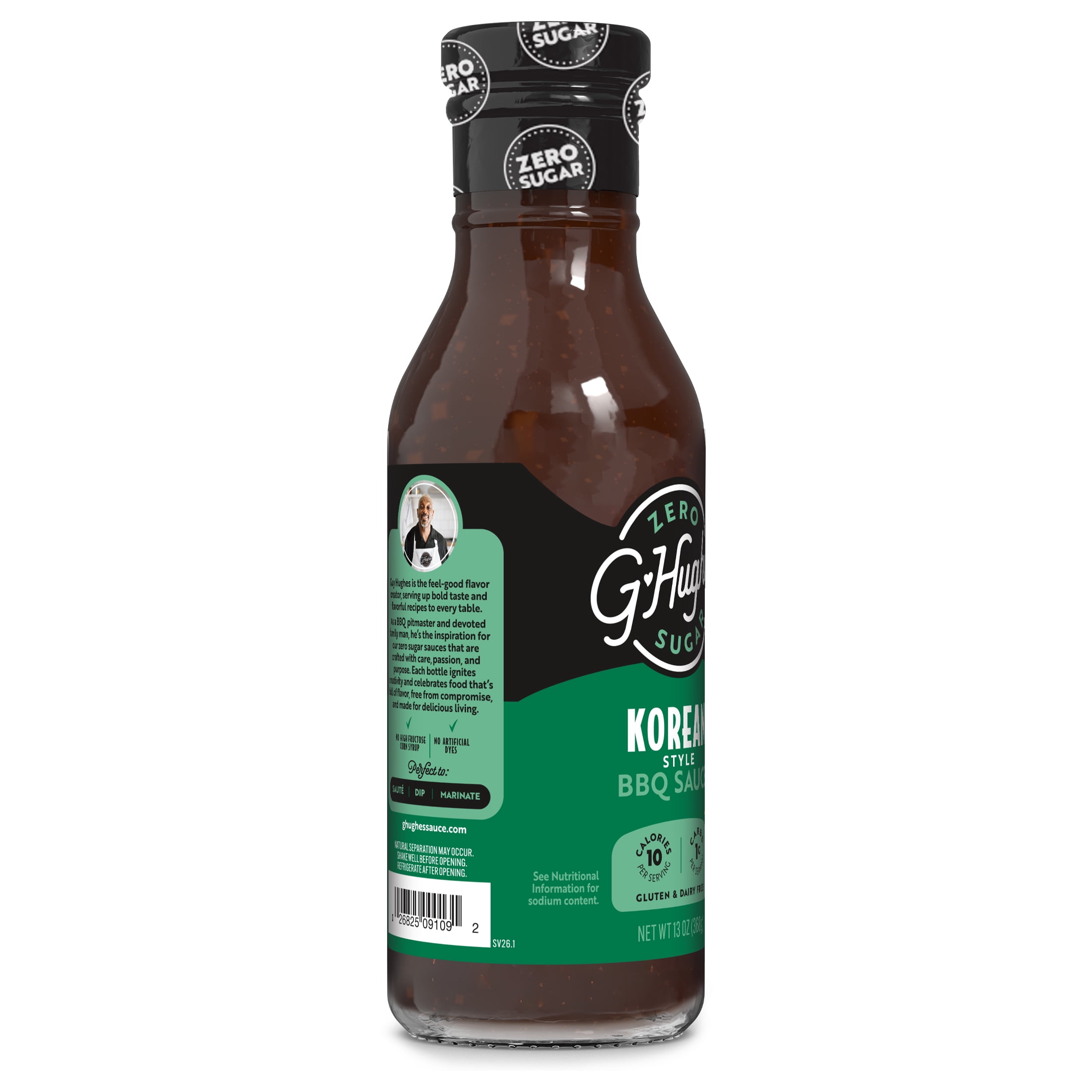 G Hughes Zero Sugar Korean BBQ Sauce, 13 oz